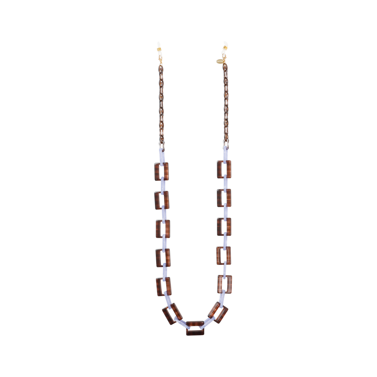 GOSH Accessories 3WAYグラスチェーン ベアー×アメジスト（GAG-001-14）全体写真｜メガネチェーン・メガネコード・ネックレス