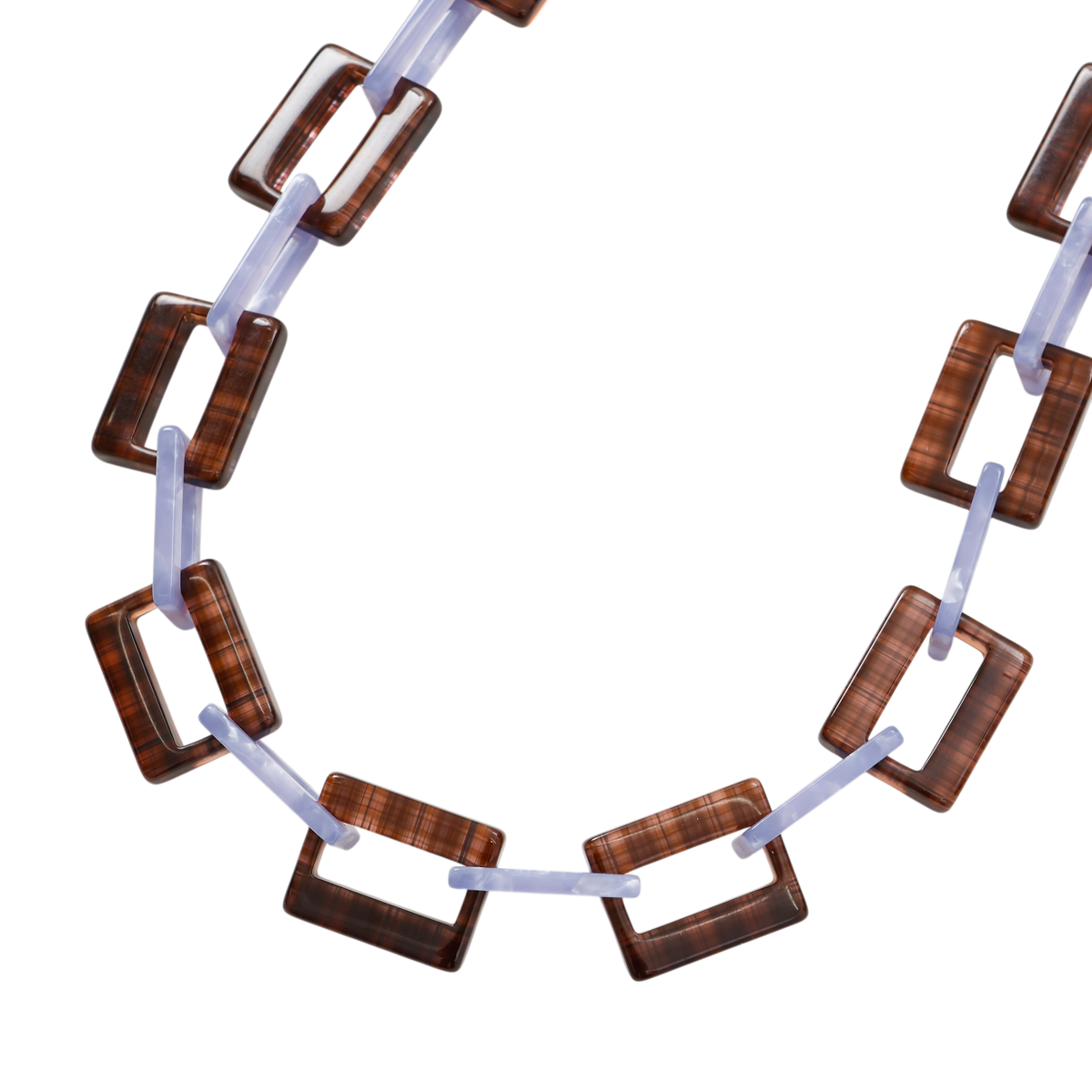 GOSH Accessories 3WAYグラスチェーン ベアー×アメジスト（GAG-001-14）アセテートパーツのアップ｜アセテートのメガネチェーン・ネックレス