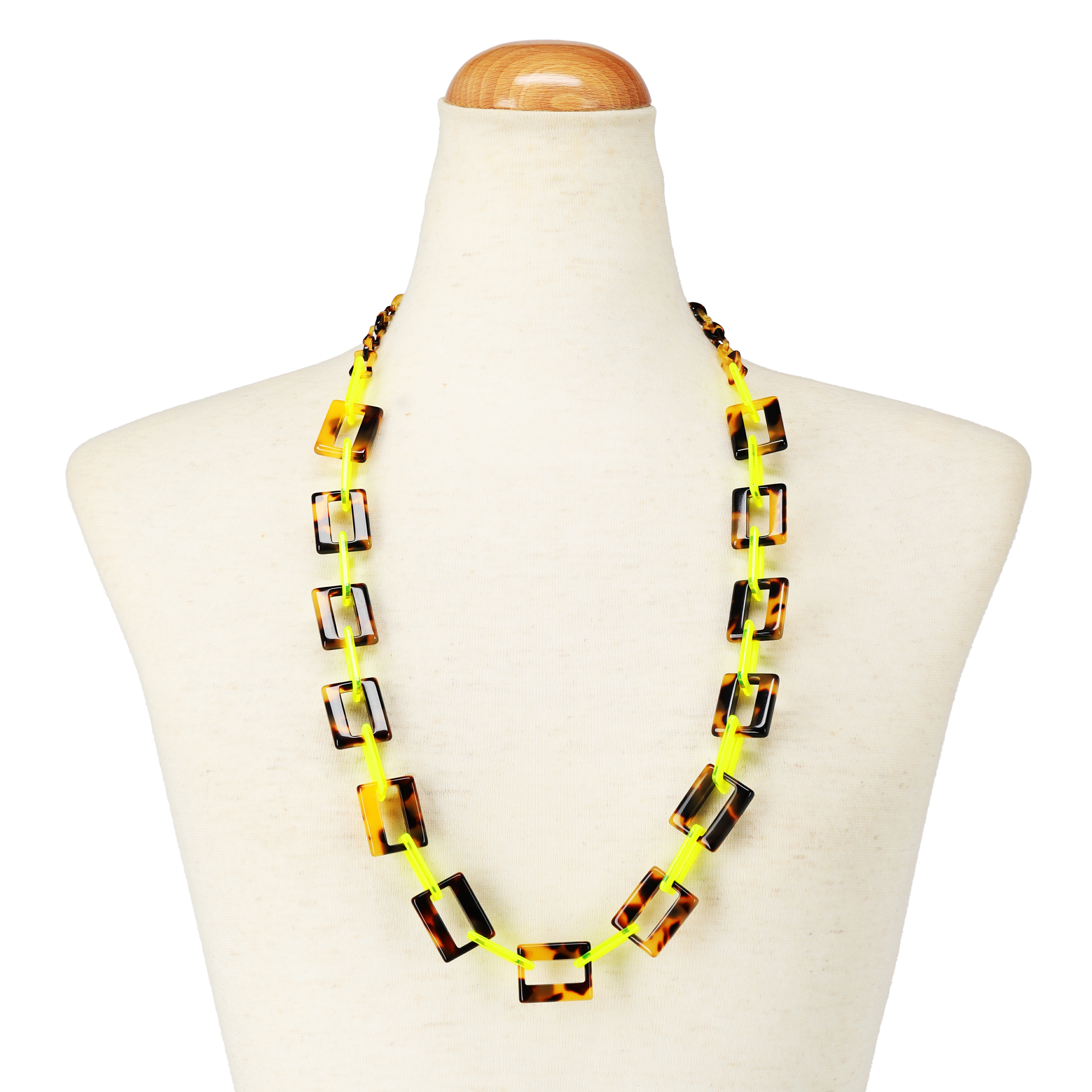 GOSH Accessories 3wayグラスチェーン GAG-001-01 コハク×レモン ディテール
