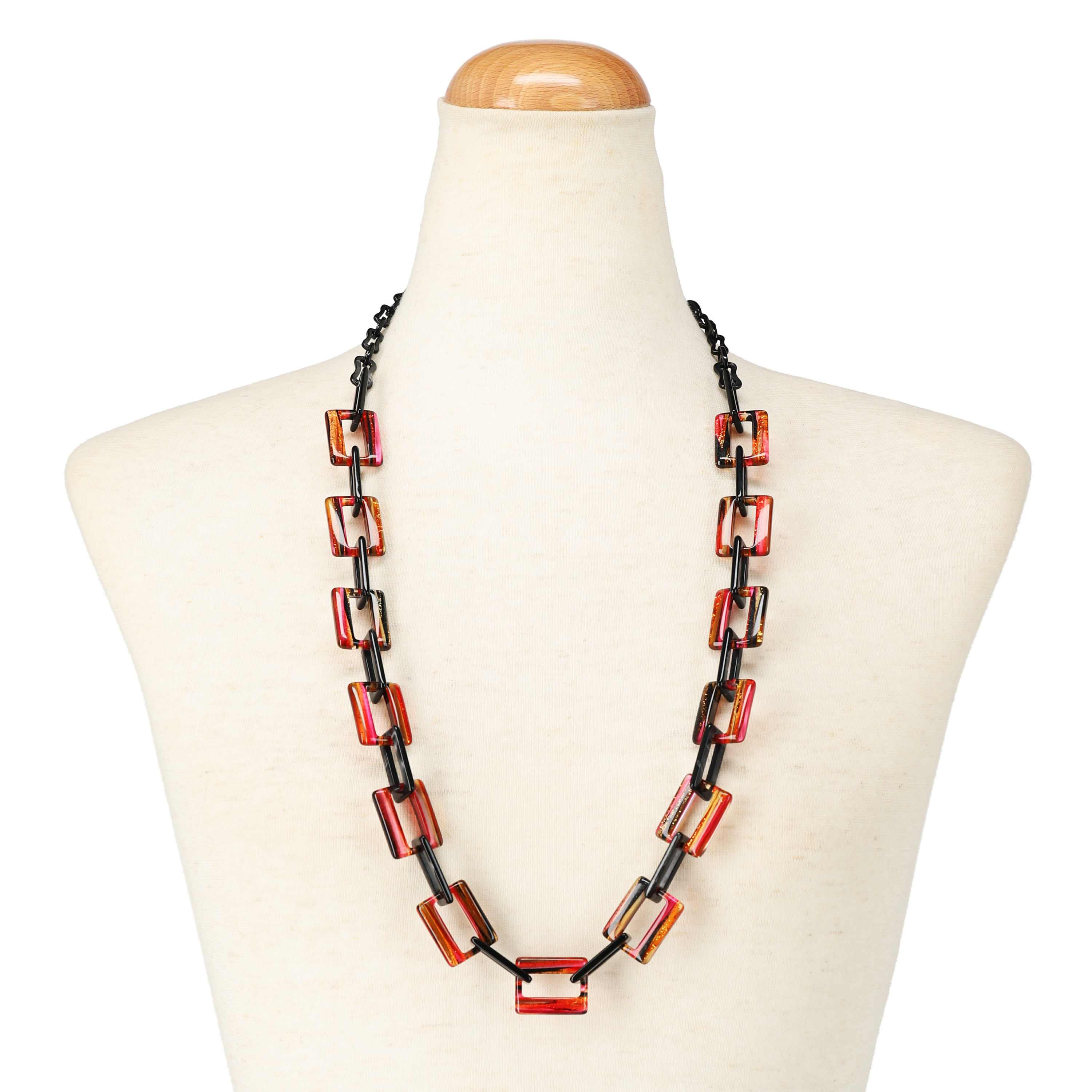 GOSH Accessories 3wayグラスチェーン GAG-001-07 サンセット×オニキス ディテール