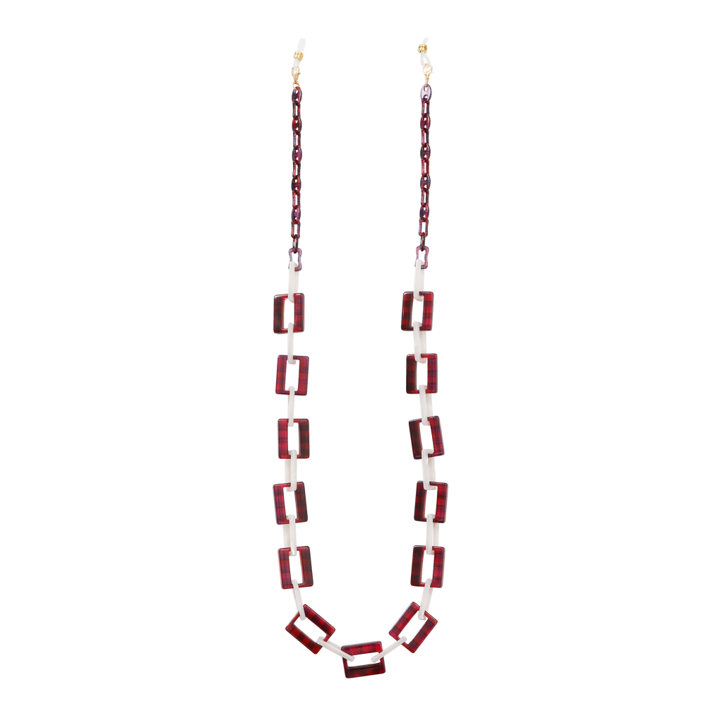 GOSH Accessories 3wayグラスチェーン GAG-001-16 ルビー×スノー