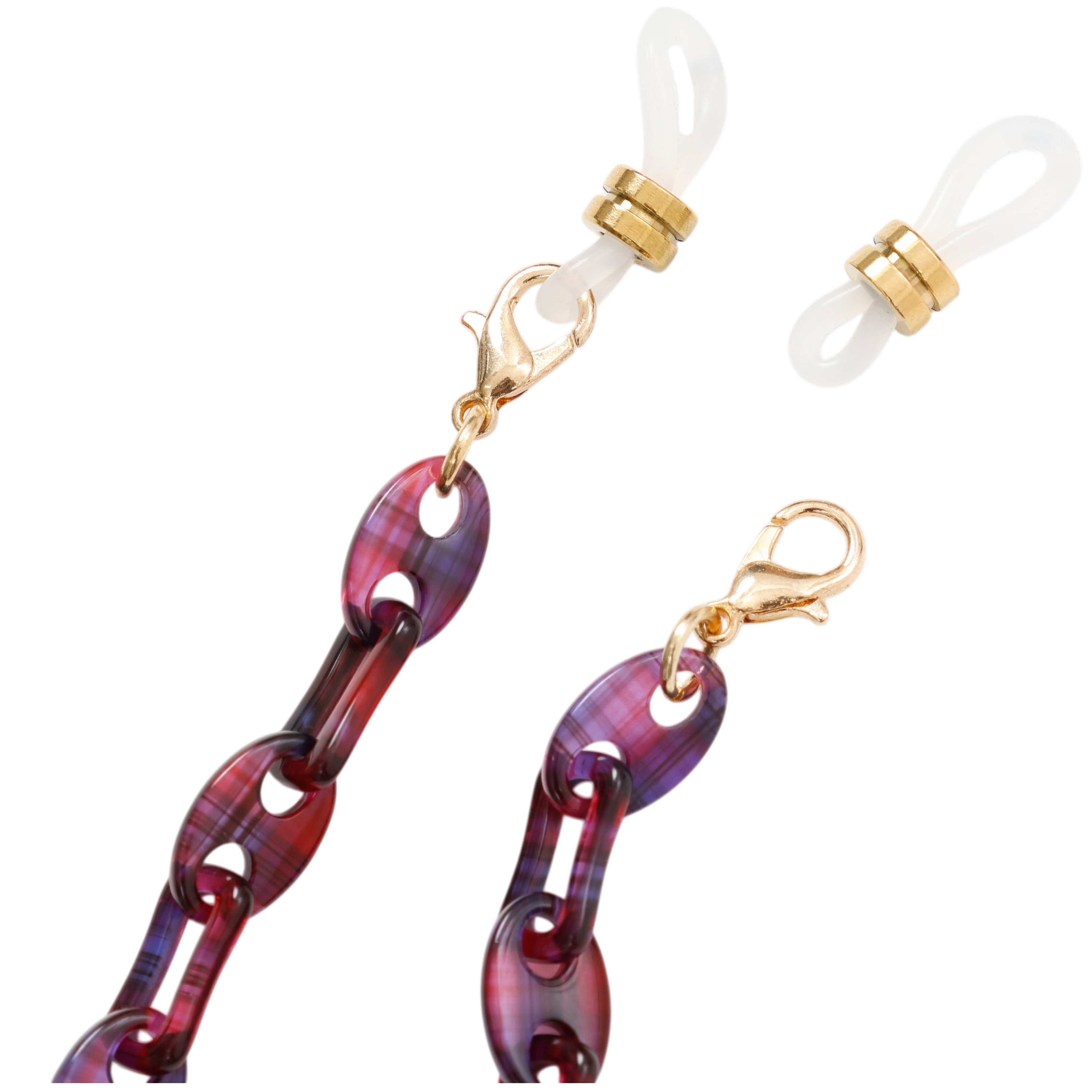 GOSH Accessories 3wayグラスチェーン GAG-001-16 ルビー×スノー ディテール