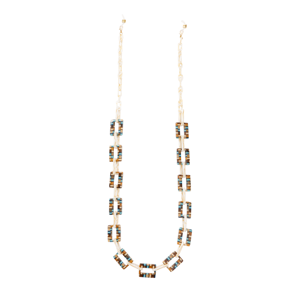 GOSH Accessories 3wayグラスチェーン GAG-001-17 ブルータイル×スノー