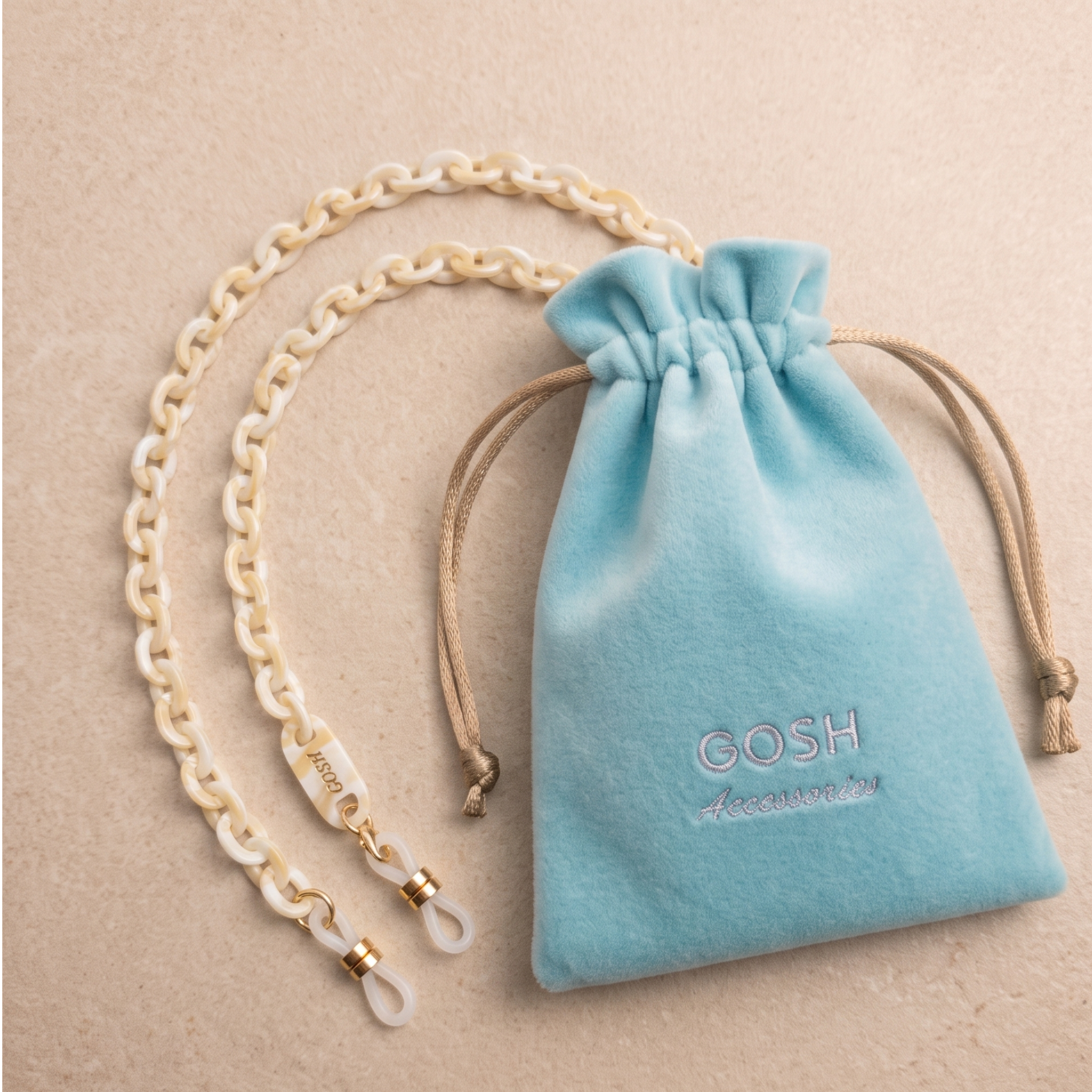 GOSH Accessories　グラスチェーン（マーブル）
