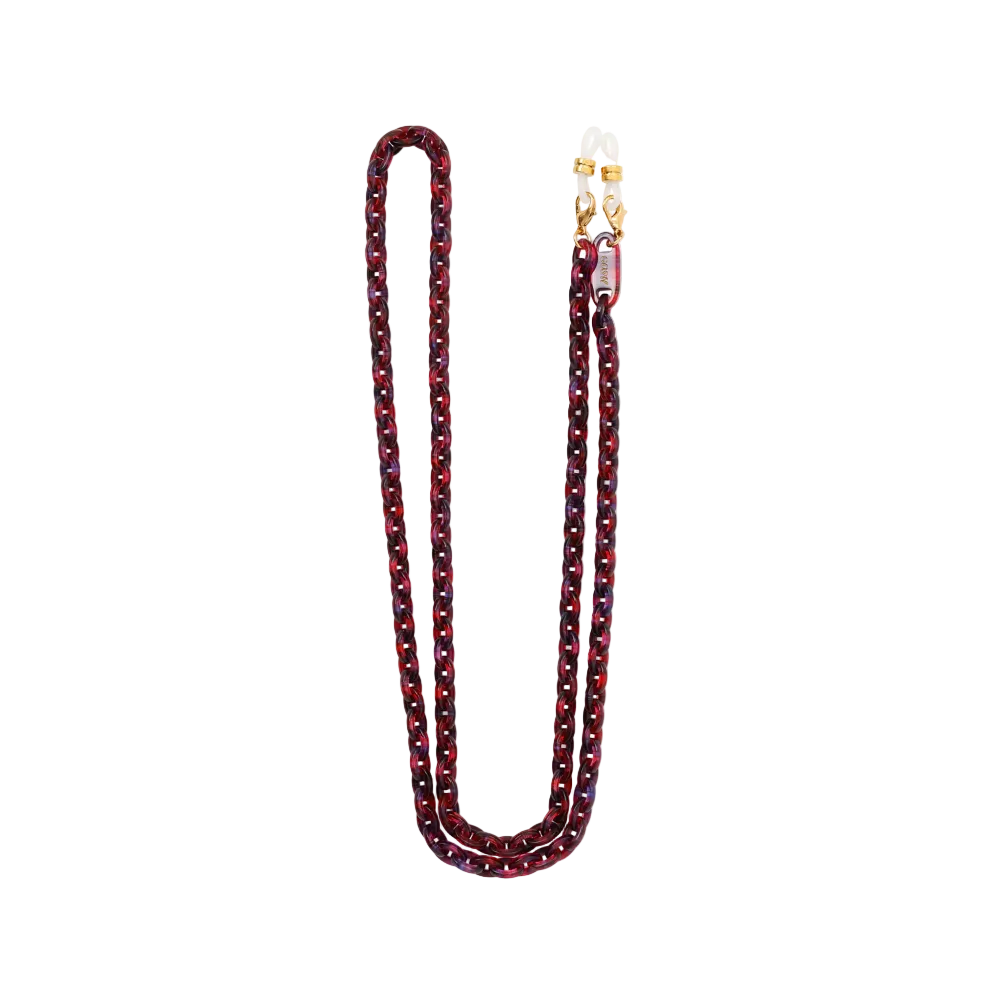 GOSH Accessories　グラスチェーン（ルビー）